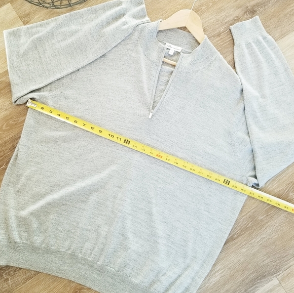 Peter Millar Crown Crafted Flex Quarter Zip Merino Wool Blend Pullover Sweater - Picture 9 of 13